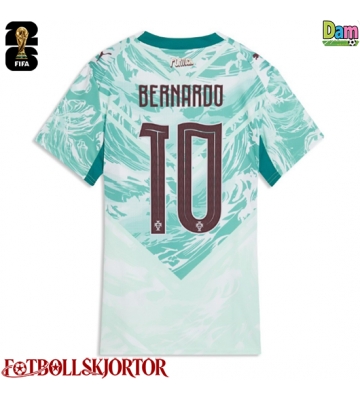 Portugal Bernardo Silva #10 Bortatröja Dam VM 2026 Kortärmad